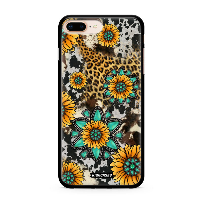Gemstones and Sunflowers - iPhone 7/8 Plus