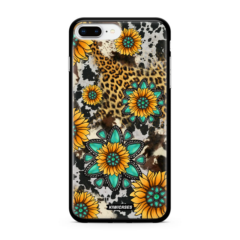Gemstones and Sunflowers - iPhone 7/8 Plus