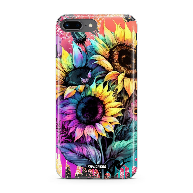 Neon Sunflowers - iPhone 7/8 Plus