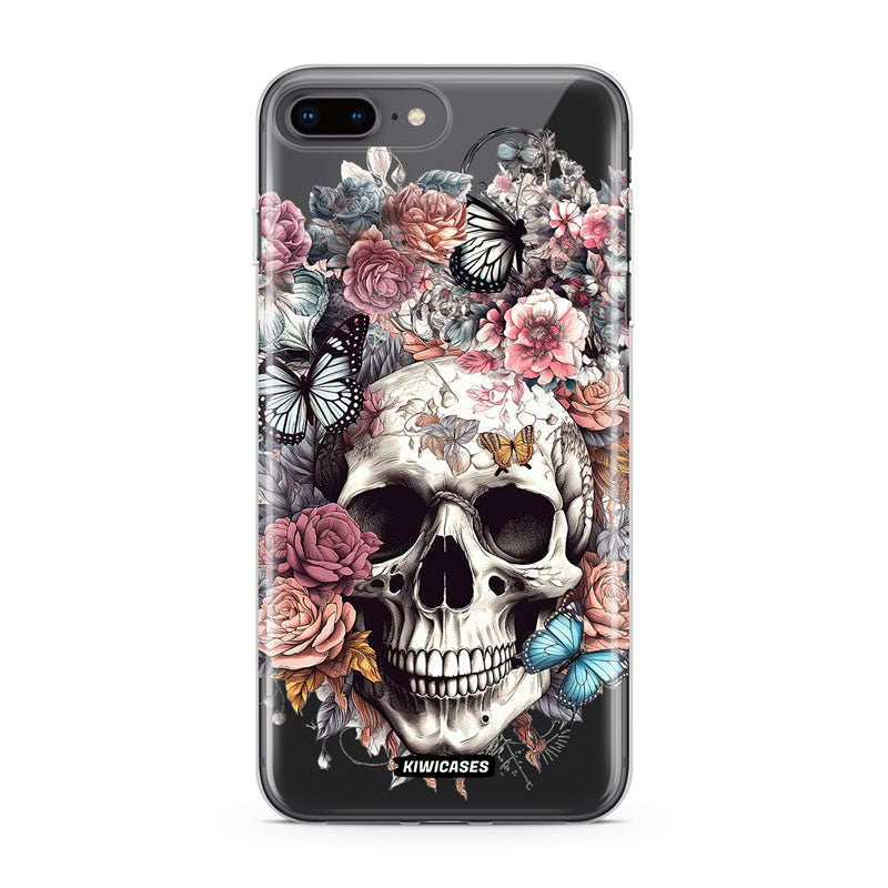 Dusty Floral Skull - iPhone 7/8 Plus