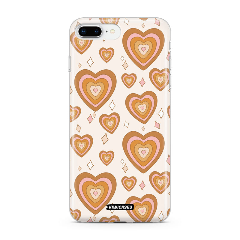 Retro Hearts - iPhone 7/8 Plus