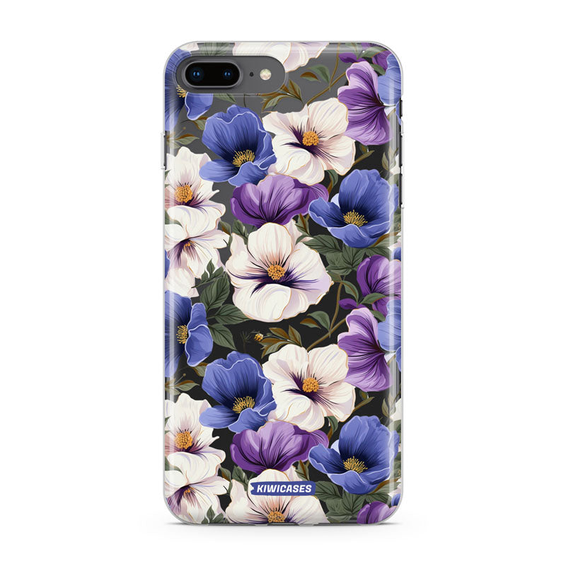 Purple Pansies - iPhone 7/8 Plus