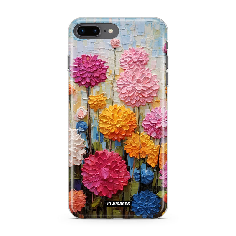 Painted Dahlias - iPhone 7/8 Plus