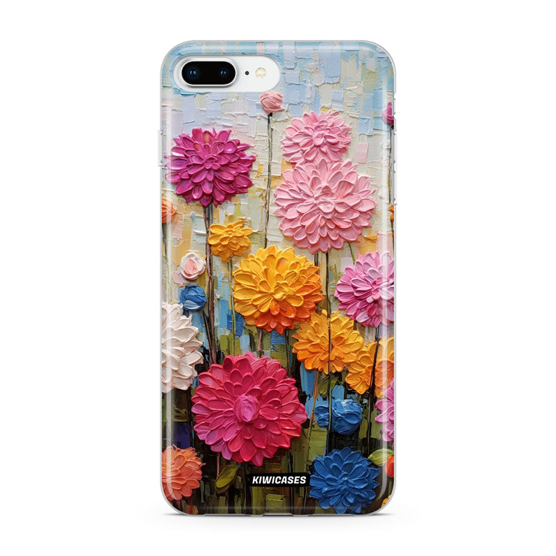Painted Dahlias - iPhone 7/8 Plus