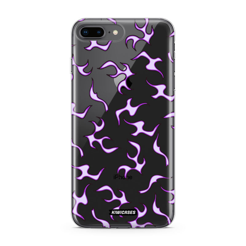 Purple Flames - iPhone 7/8 Plus