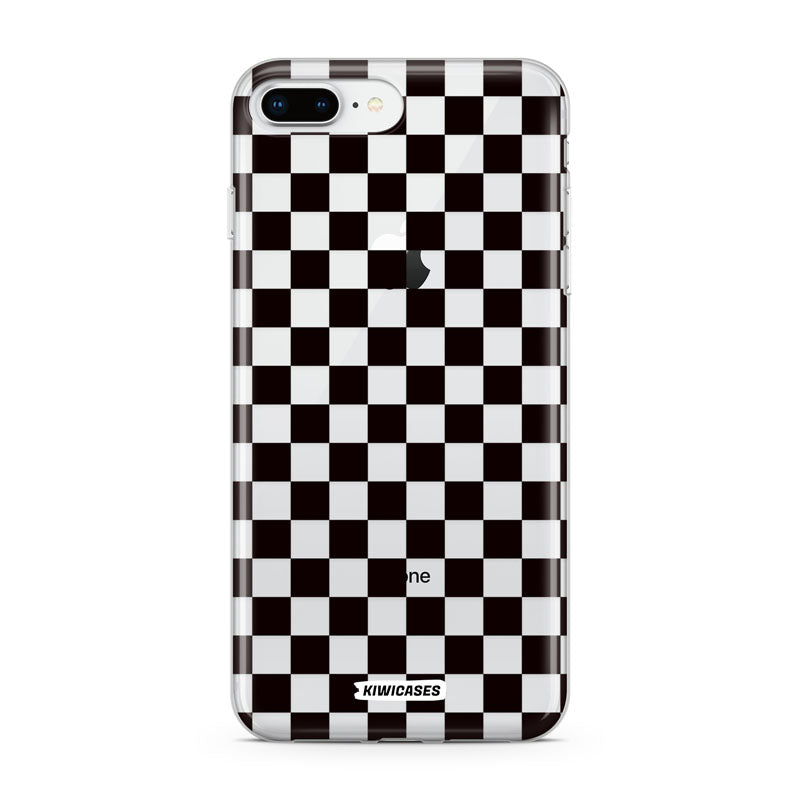 Black Checkers - iPhone 7/8 Plus