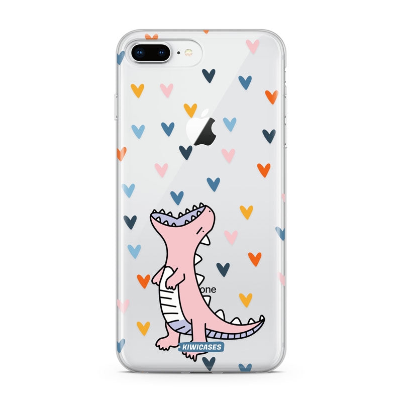 Dinosaur Hearts - iPhone 7/8 Plus