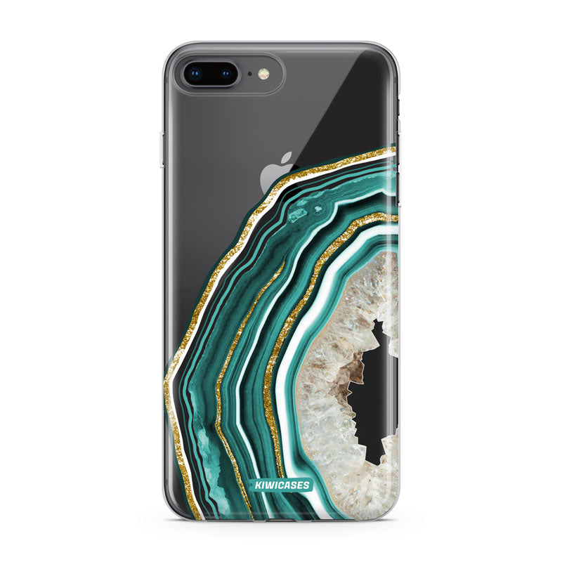 Green Agate Crystal - iPhone 7/8 Plus