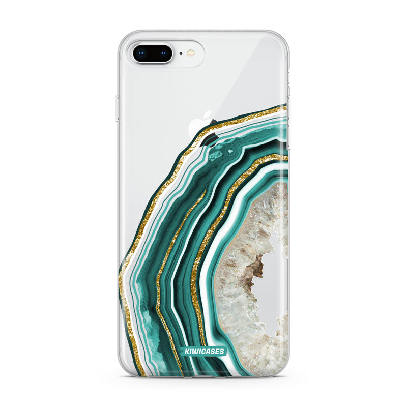Green Agate Crystal - iPhone 7/8 Plus