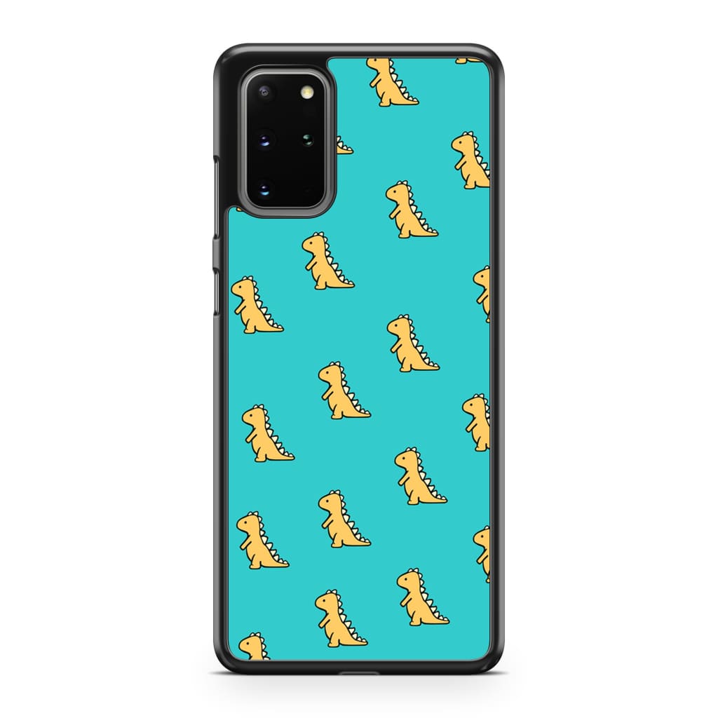 Aqua Dinosaur Phone Case - Galaxy S20 Plus - Phone Case