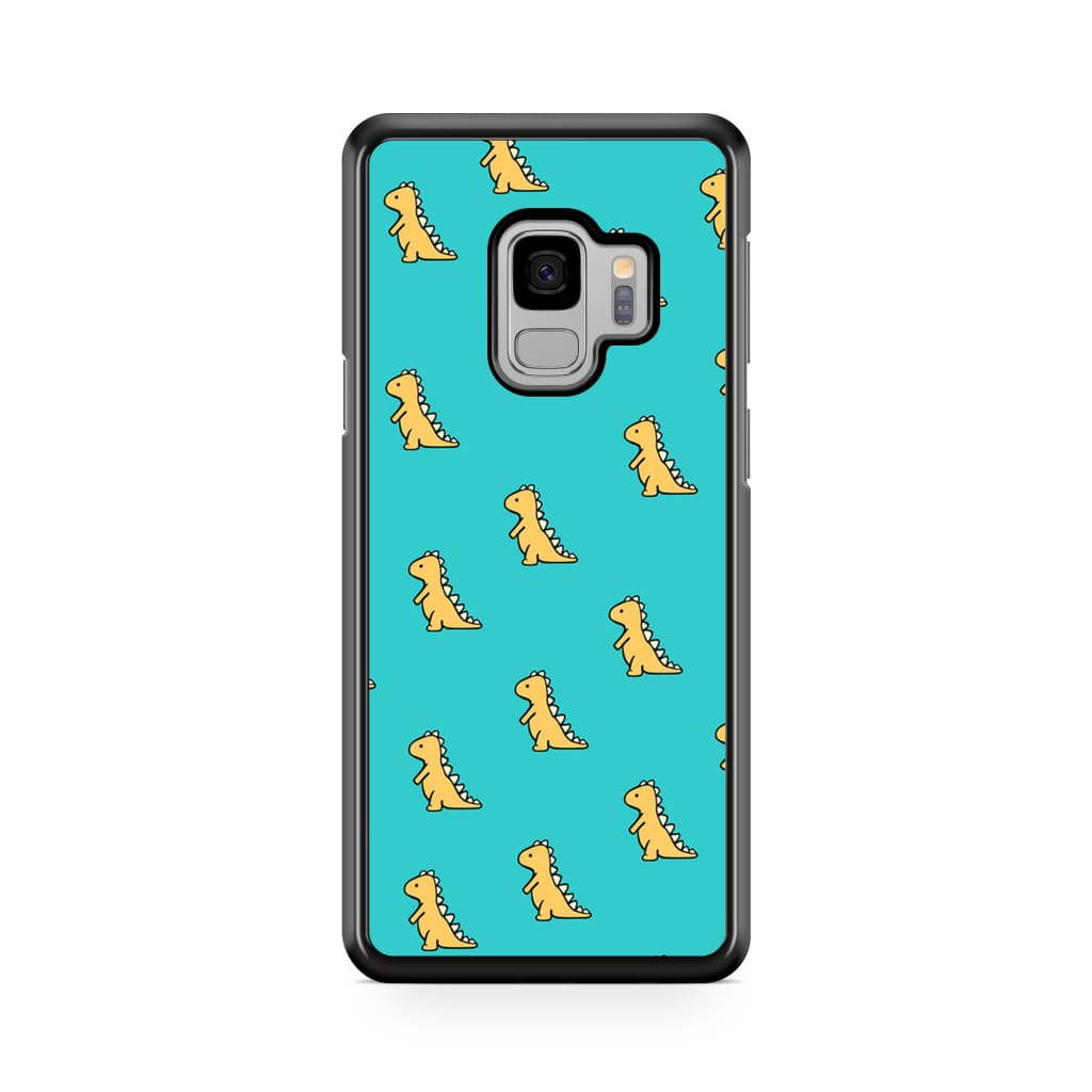 Aqua Dinosaur Phone Case - Galaxy S9 - Phone Case