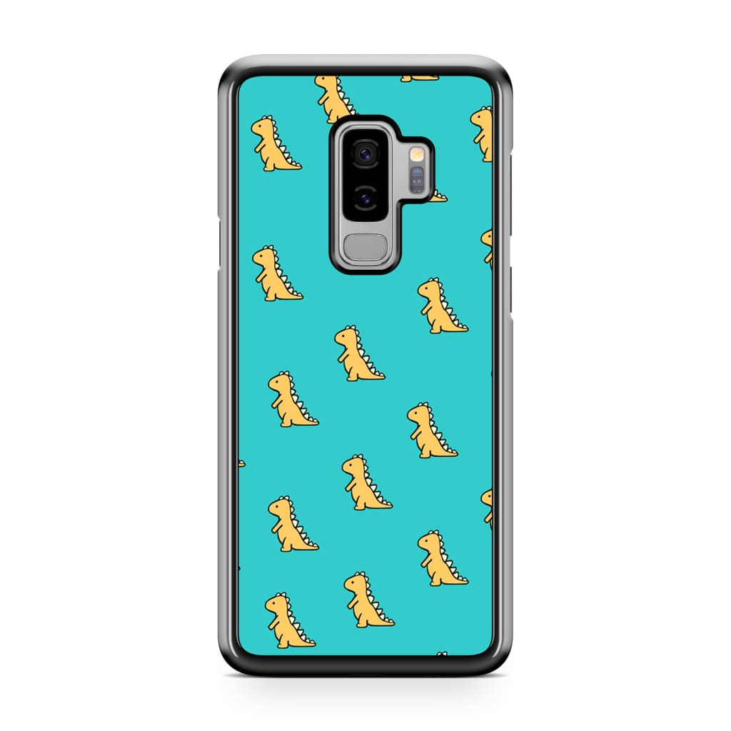 Aqua Dinosaur Phone Case - Galaxy S9 Plus - Phone Case