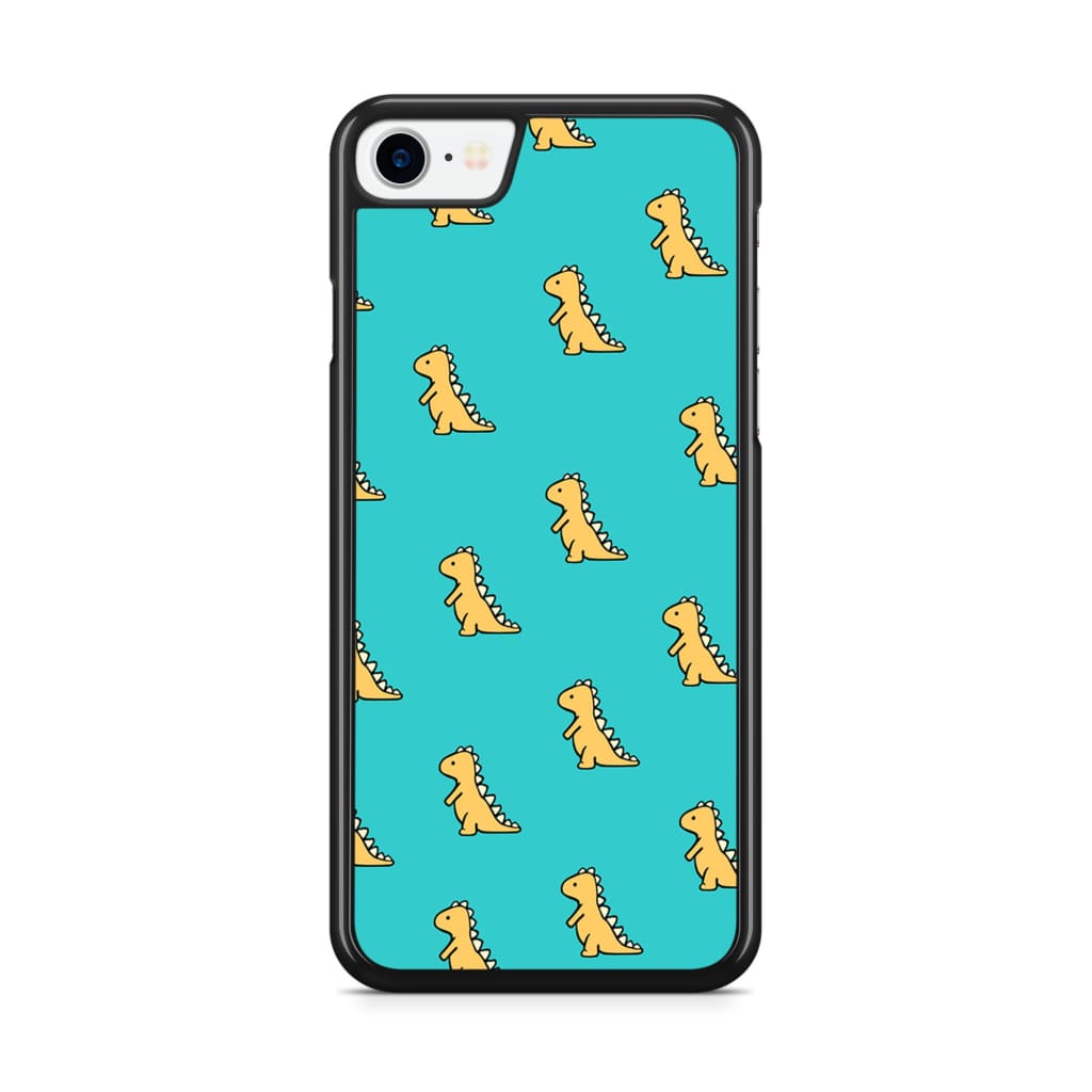Aqua Dinosaur Phone Case - iPhone SE/6/7/8 - Phone Case