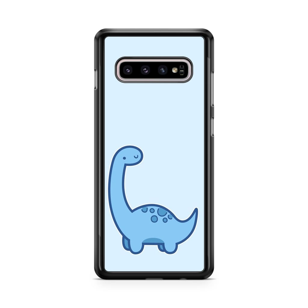 Baby Blue Dinosaur Phone Case - Galaxy S10 - Phone Case