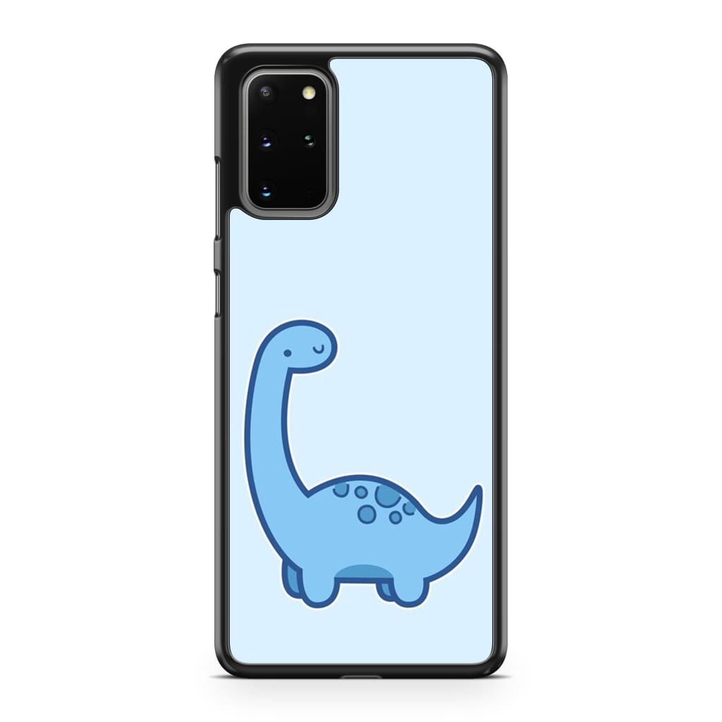 Baby Blue Dinosaur Phone Case - Galaxy S20 Plus - Phone Case