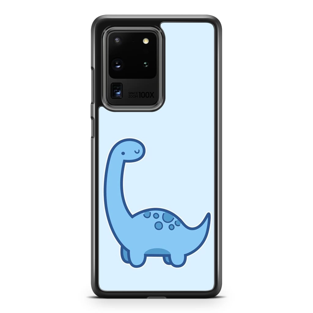 Baby Blue Dinosaur Phone Case - Galaxy S20 Ultra - Phone 
