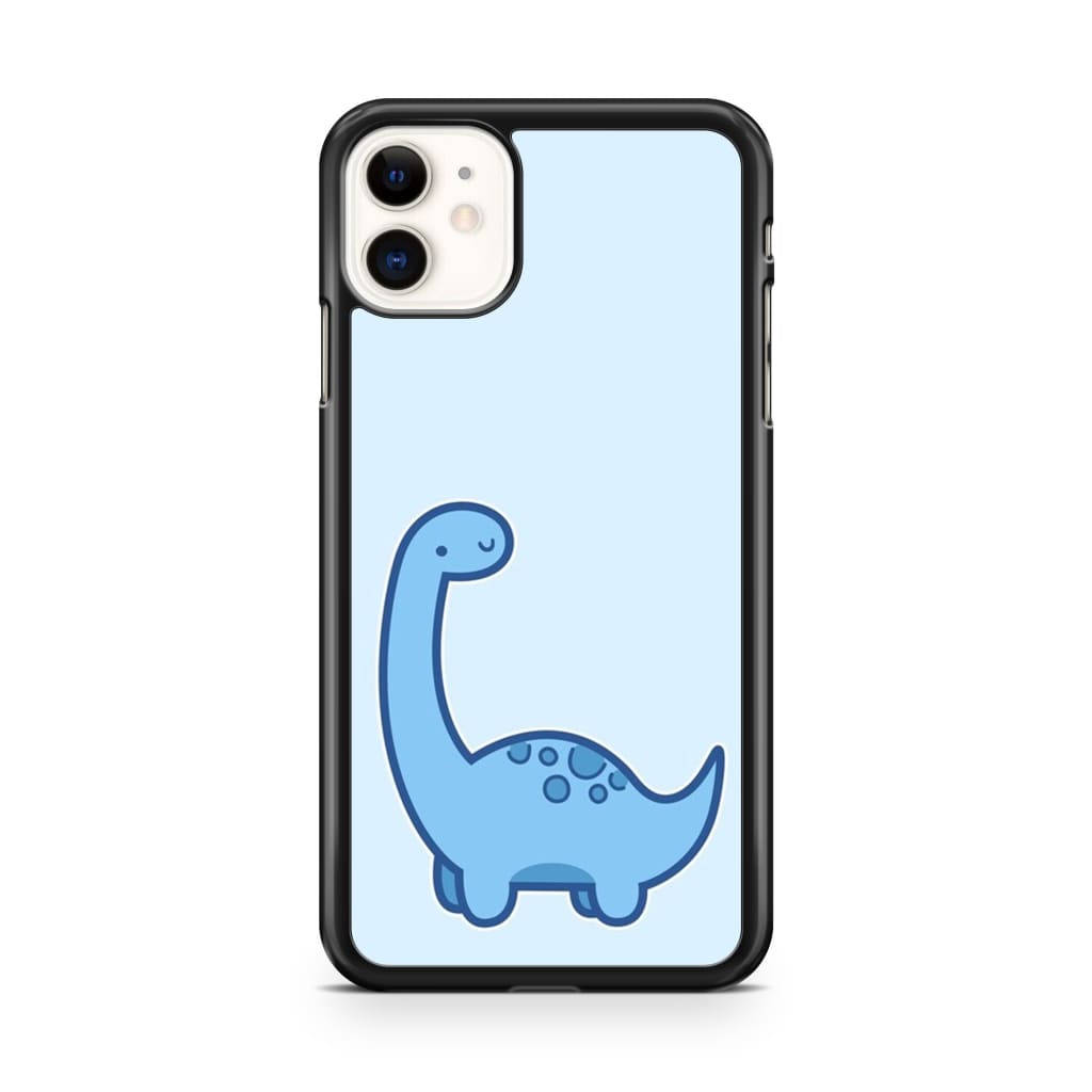 Baby Blue Dinosaur Phone Case - iPhone 11 - Phone Case