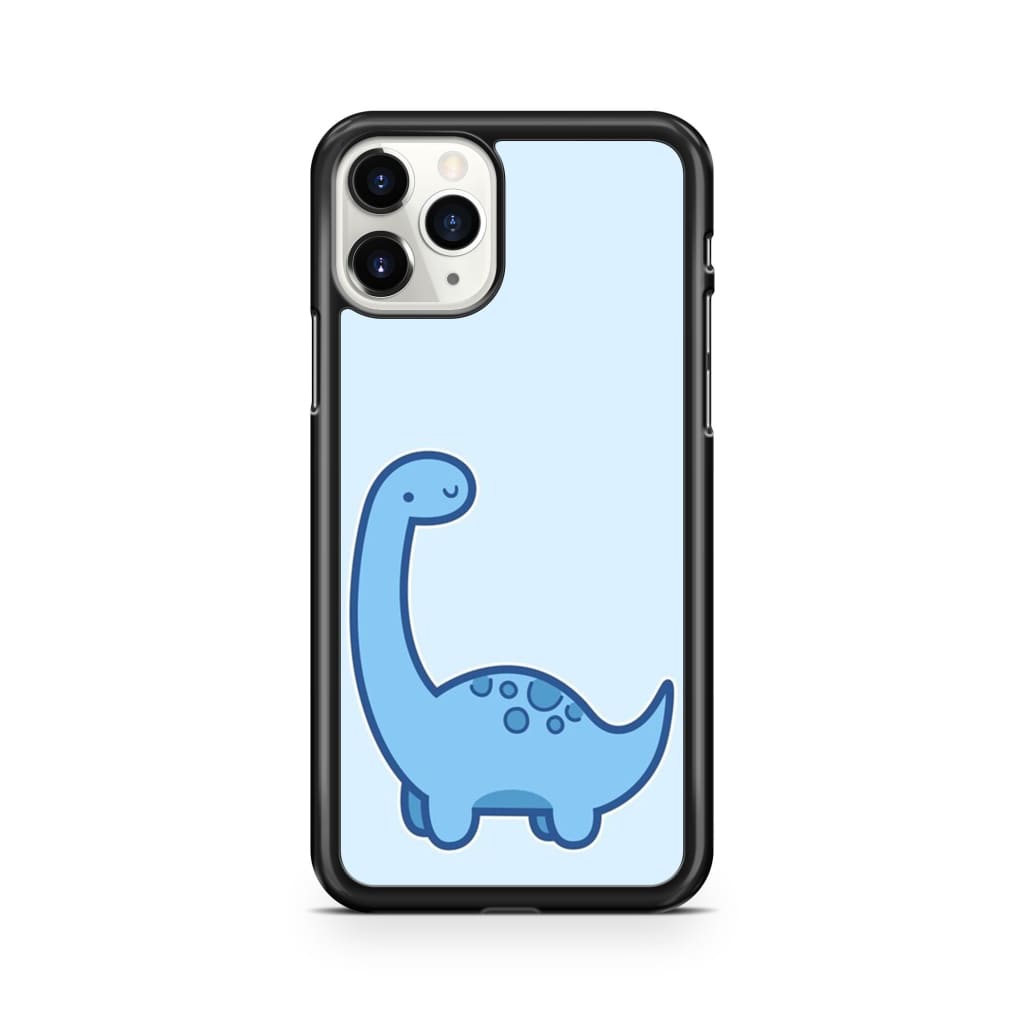 Baby Blue Dinosaur Phone Case - iPhone 11 Pro - Phone Case