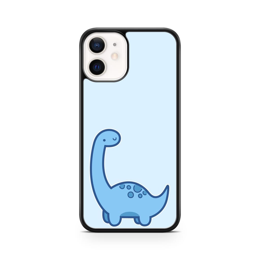 Baby Blue Dinosaur Phone Case - iPhone 12 Mini - Phone Case