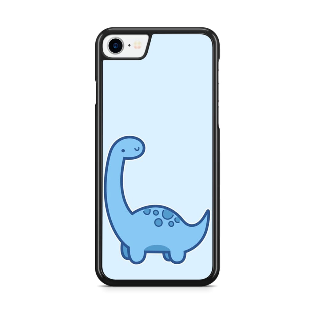 Baby Blue Dinosaur Phone Case - iPhone SE/6/7/8 - Phone Case