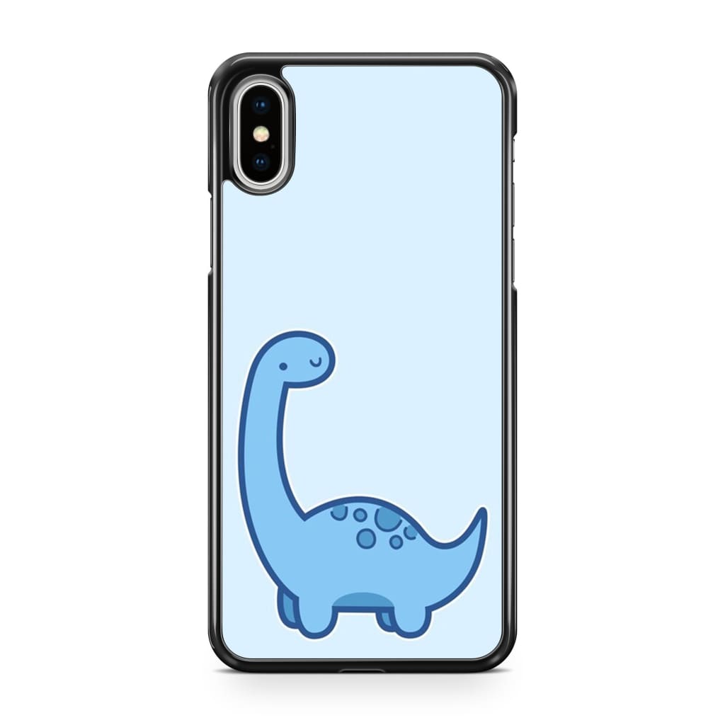 Baby Blue Dinosaur Phone Case - iPhone XS Max - Phone Case