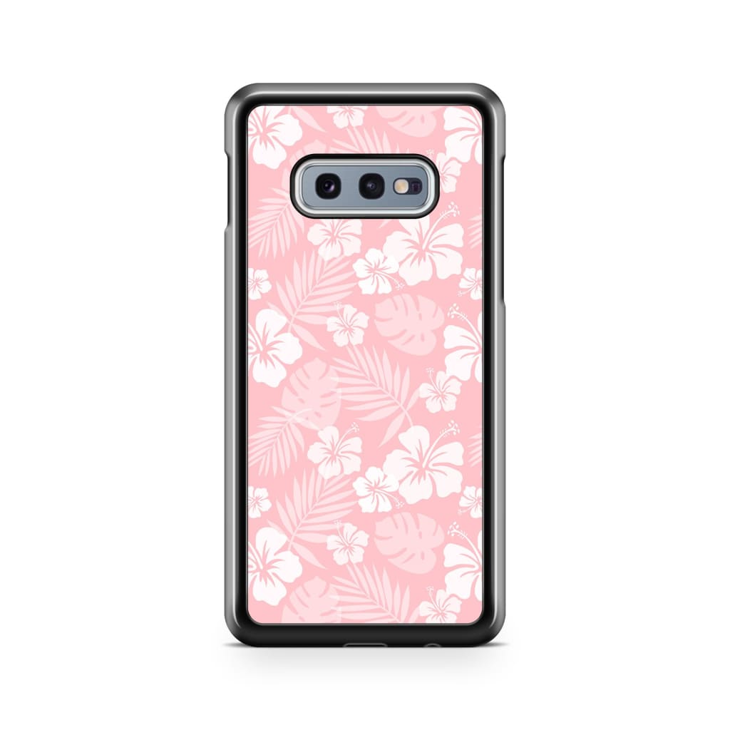 Baby Pink Hibiscus Phone Case - Galaxy S10e - Phone Case