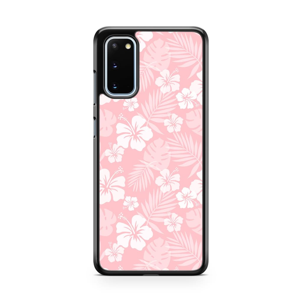 Baby Pink Hibiscus Phone Case - Galaxy S20 - Phone Case