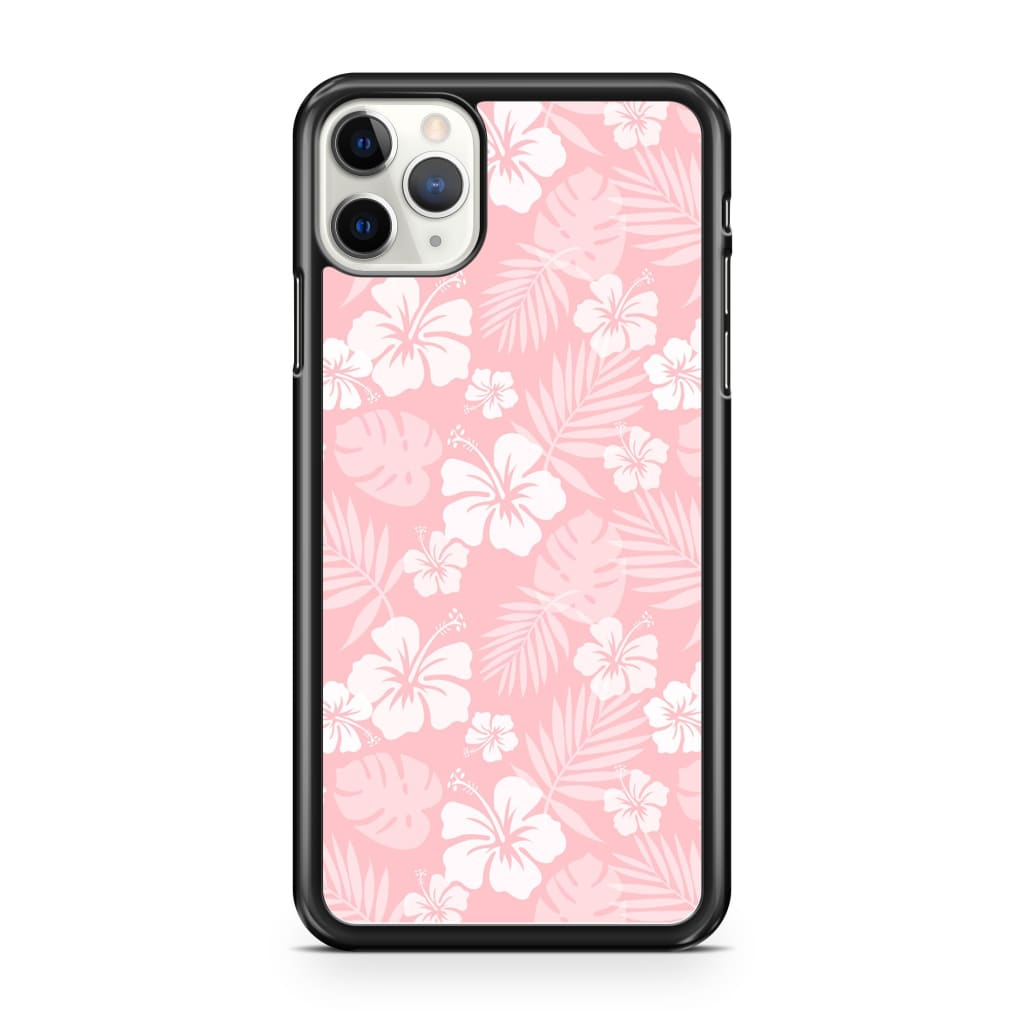 Baby Pink Hibiscus Phone Case - iPhone 11 Pro Max - Phone 