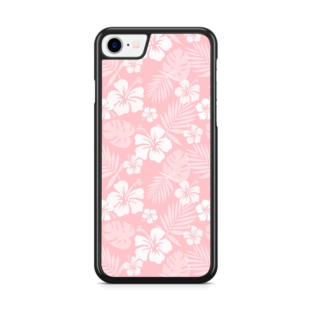 Baby Pink Hibiscus Phone Case - iPhone SE/6/7/8 - Phone Case