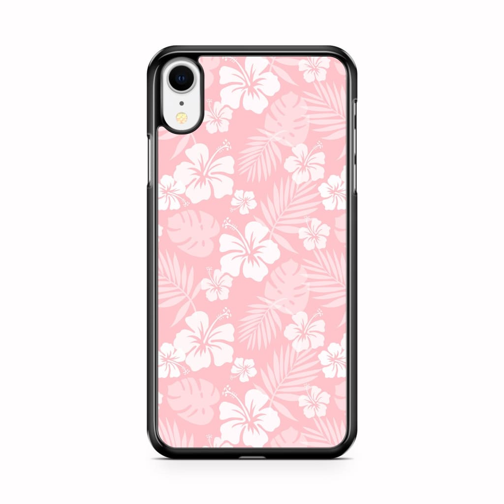 Baby Pink Hibiscus Phone Case - iPhone XR - Phone Case