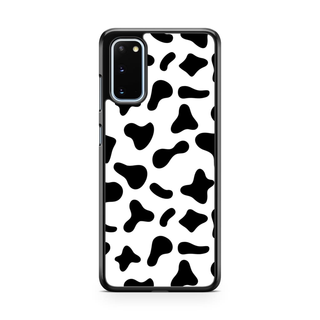 Black Moo Cow Phone Case - Galaxy S20 - Phone Case