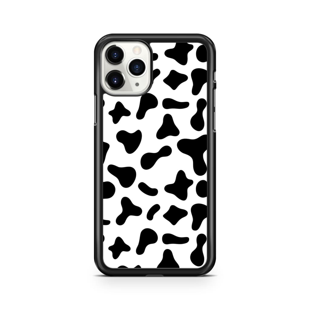 Black Moo Cow Phone Case - iPhone 11 Pro - Phone Case