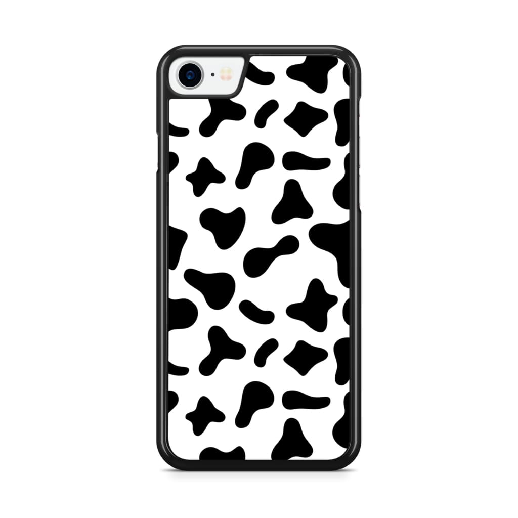 Black Moo Cow Phone Case - iPhone SE/6/7/8 - Phone Case