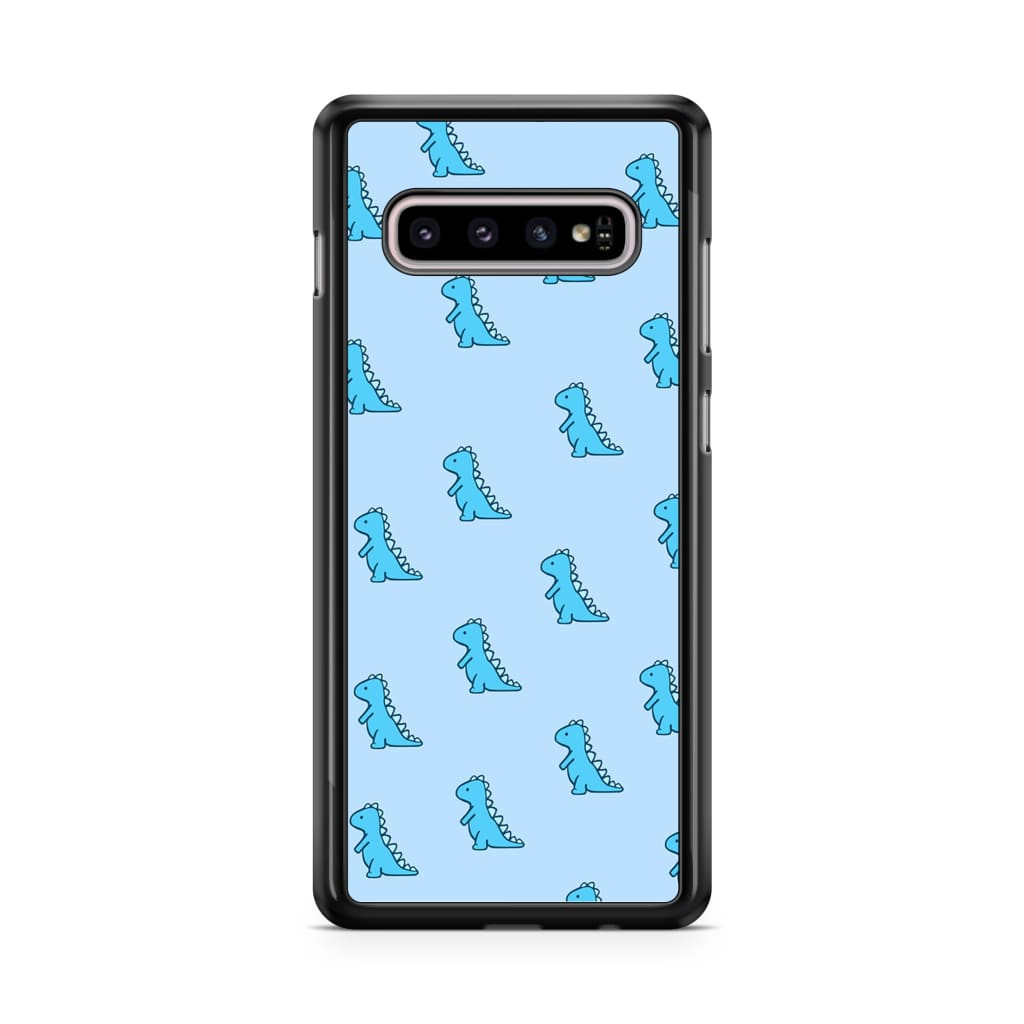 Blue Dinosaur Phone Case - Galaxy S10 - Phone Case