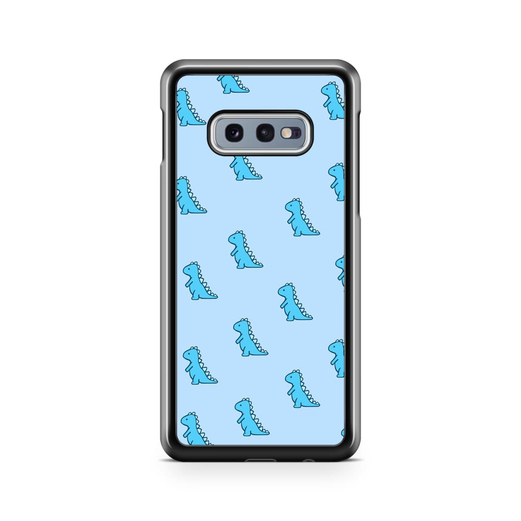 Blue Dinosaur Phone Case - Galaxy S10e - Phone Case