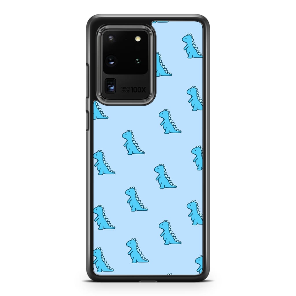 Blue Dinosaur Phone Case - Galaxy S20 Ultra - Phone Case