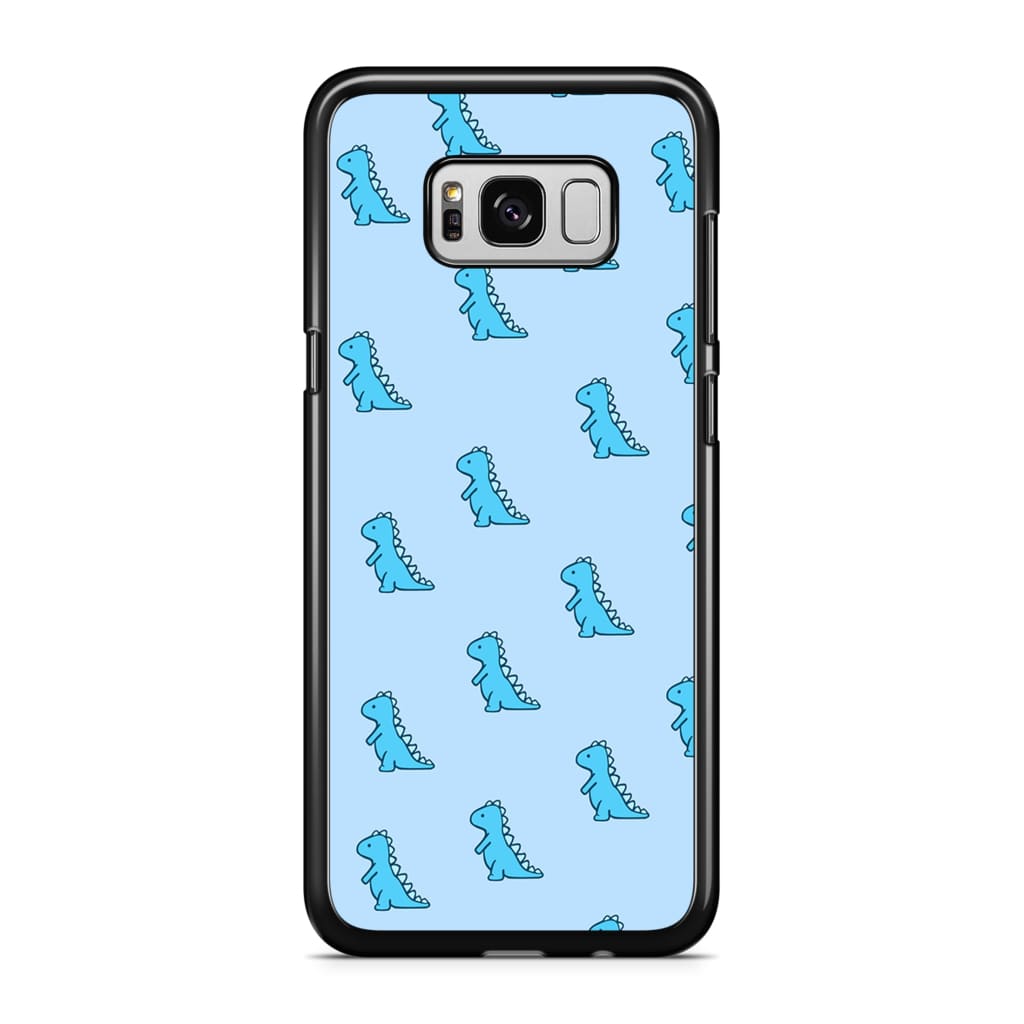 Blue Dinosaur Phone Case - Galaxy S8 - Phone Case