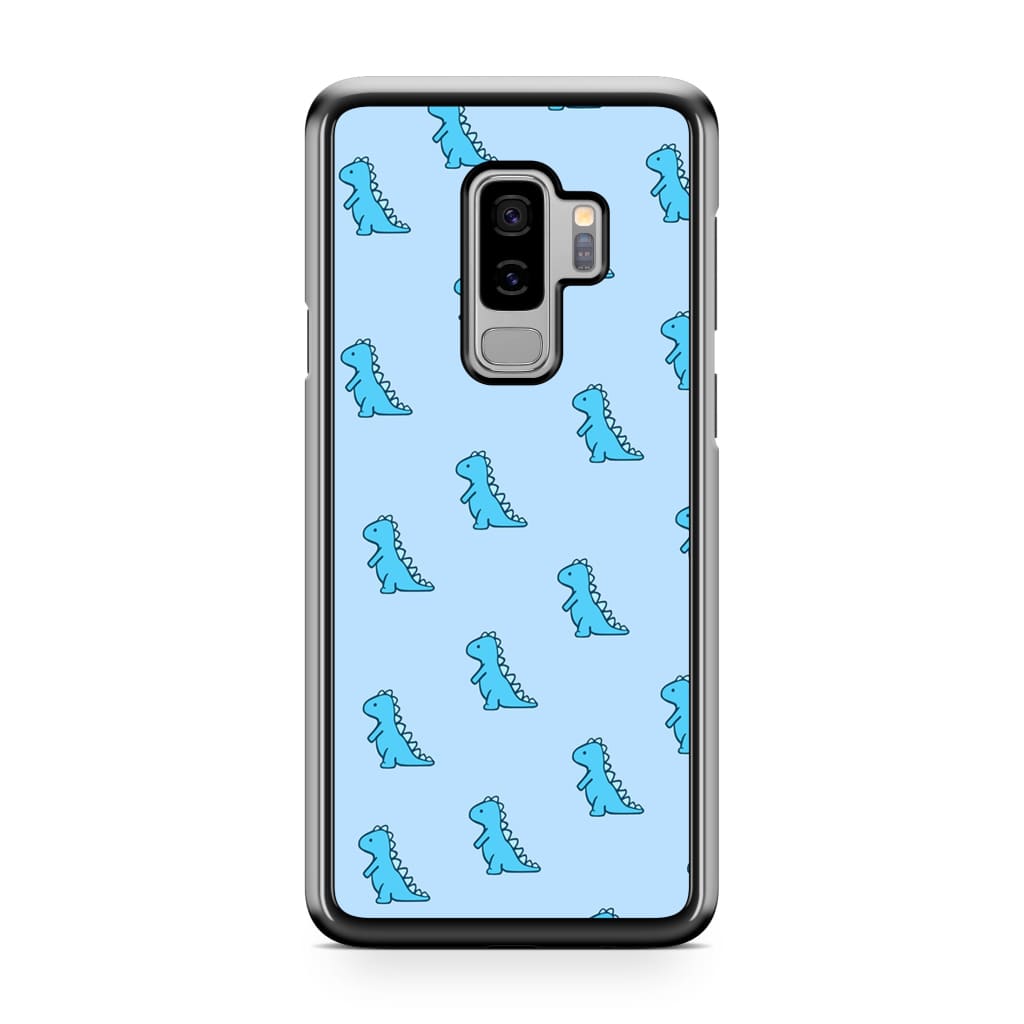 Blue Dinosaur Phone Case - Galaxy S9 Plus - Phone Case