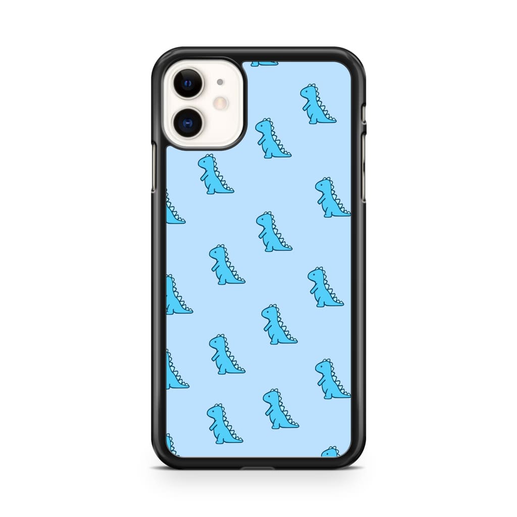 Blue Dinosaur Phone Case - iPhone 11 - Phone Case