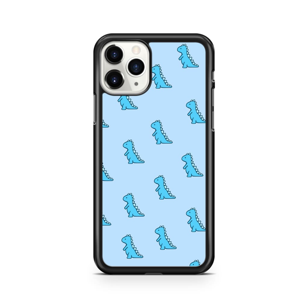 Blue Dinosaur Phone Case - iPhone 11 Pro - Phone Case