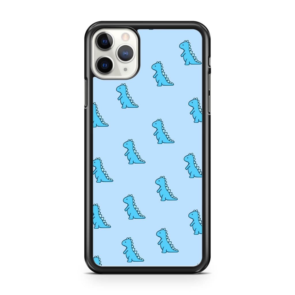 Blue Dinosaur Phone Case - iPhone 11 Pro Max - Phone Case