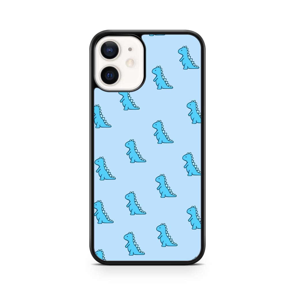 Blue Dinosaur Phone Case - iPhone 12/12 Pro - Phone Case