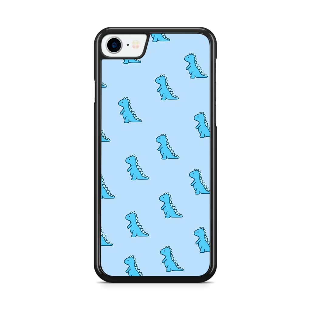 Blue Dinosaur Phone Case - iPhone SE/6/7/8 - Phone Case