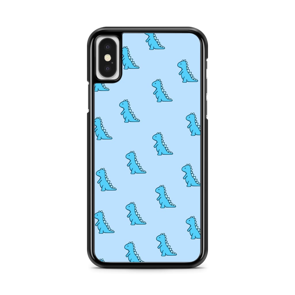 Blue Dinosaur Phone Case - iPhone X/XS - Phone Case