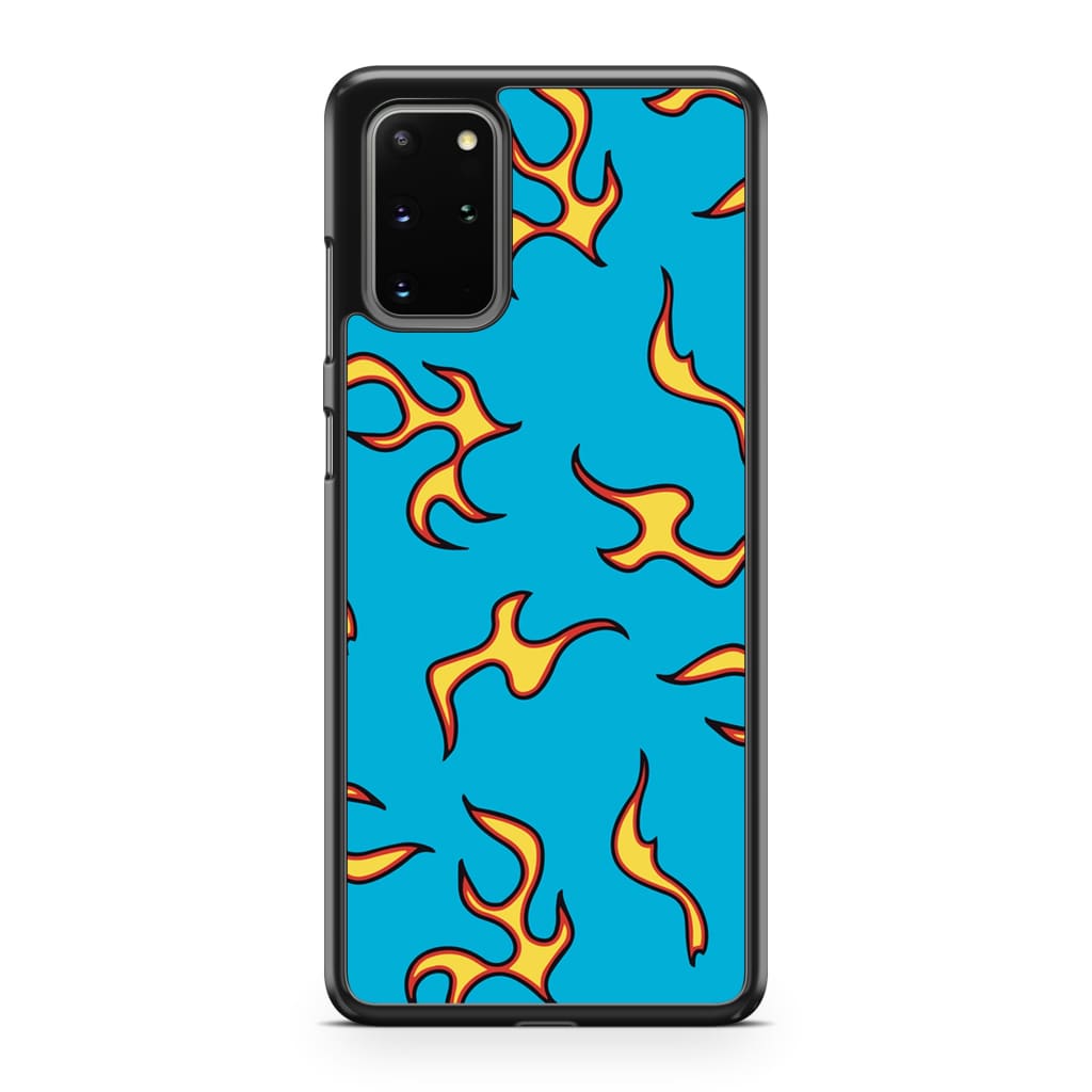 Blue Flames Phone Case - Galaxy S20 Plus - Phone Case
