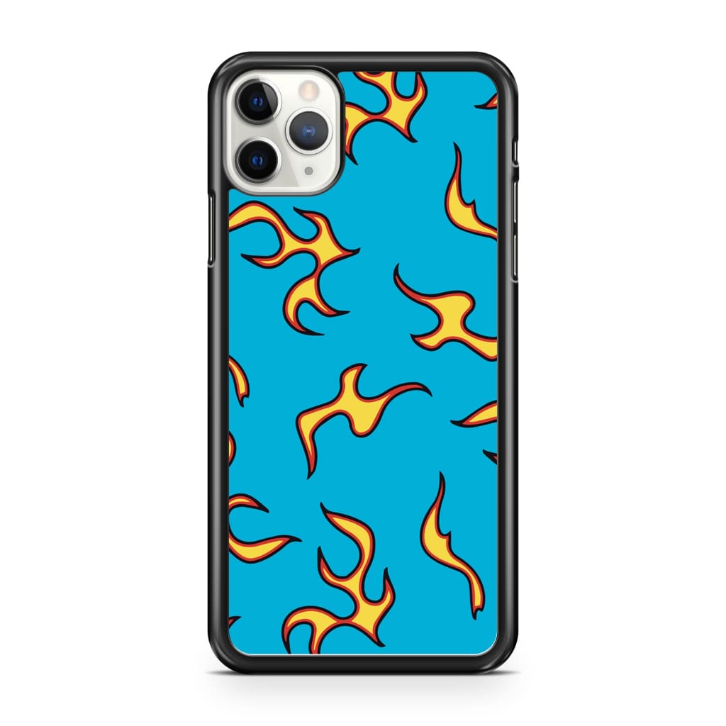 Blue Flames Phone Case - iPhone 11 Pro Max - Phone Case