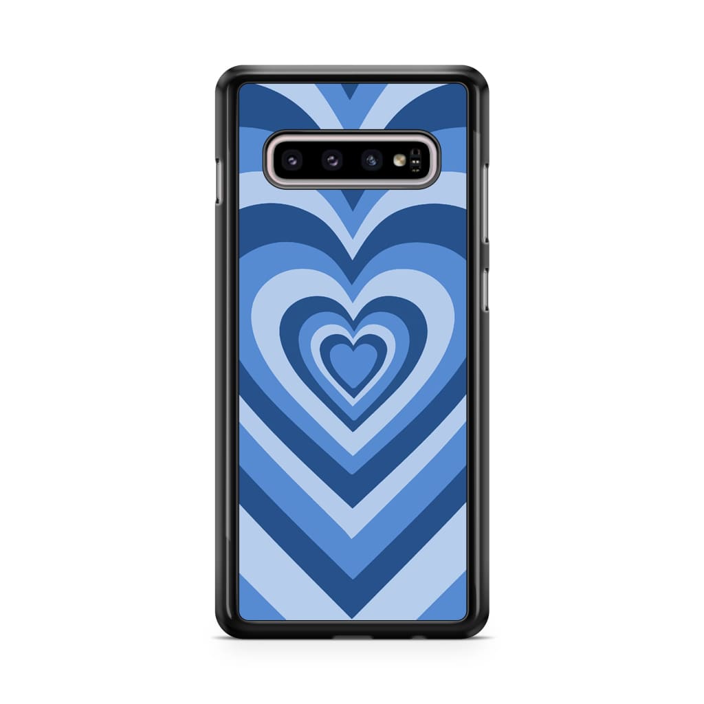 Blue Latte Heart Phone Case - Galaxy S10 - Phone Case