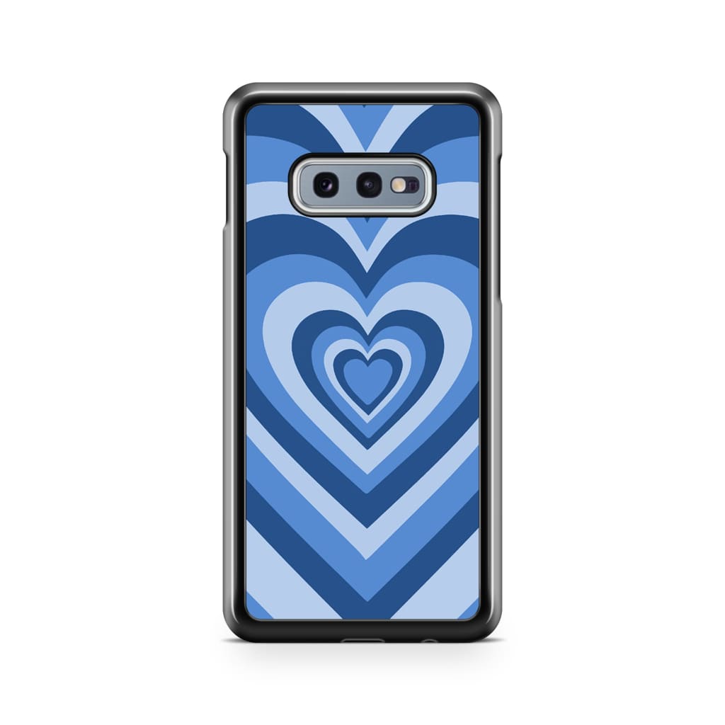 Blue Latte Heart Phone Case - Galaxy S10e - Phone Case