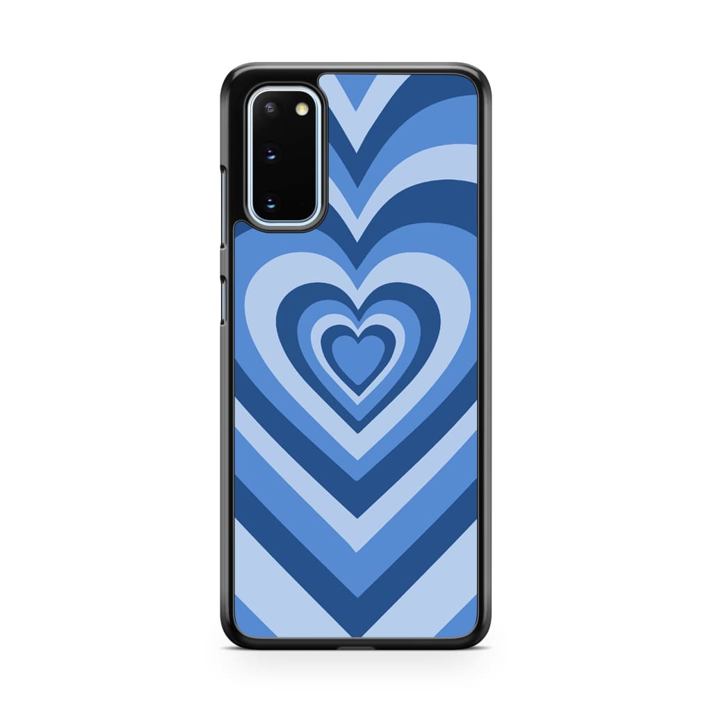 Blue Latte Heart Phone Case - Galaxy S20 - Phone Case