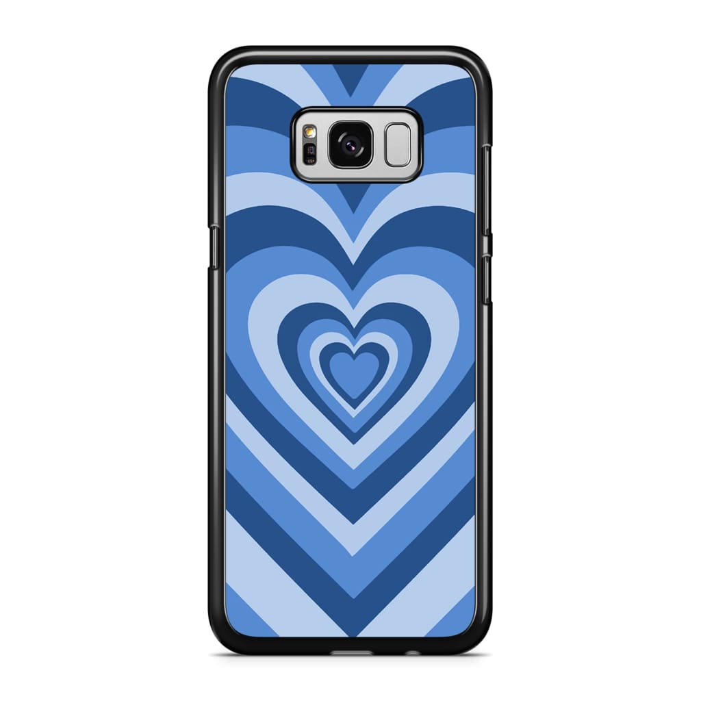 Blue Latte Heart Phone Case - Galaxy S8 - Phone Case